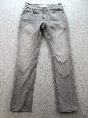 Bullhead Slim Fit Skinny Jeans Men's Size 31x32 Gray Denim Faded Cotton Pants‎